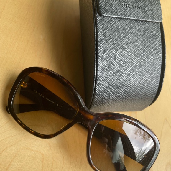Vintage Prada Women's Brown Sunglasses - Picture 1 of 7